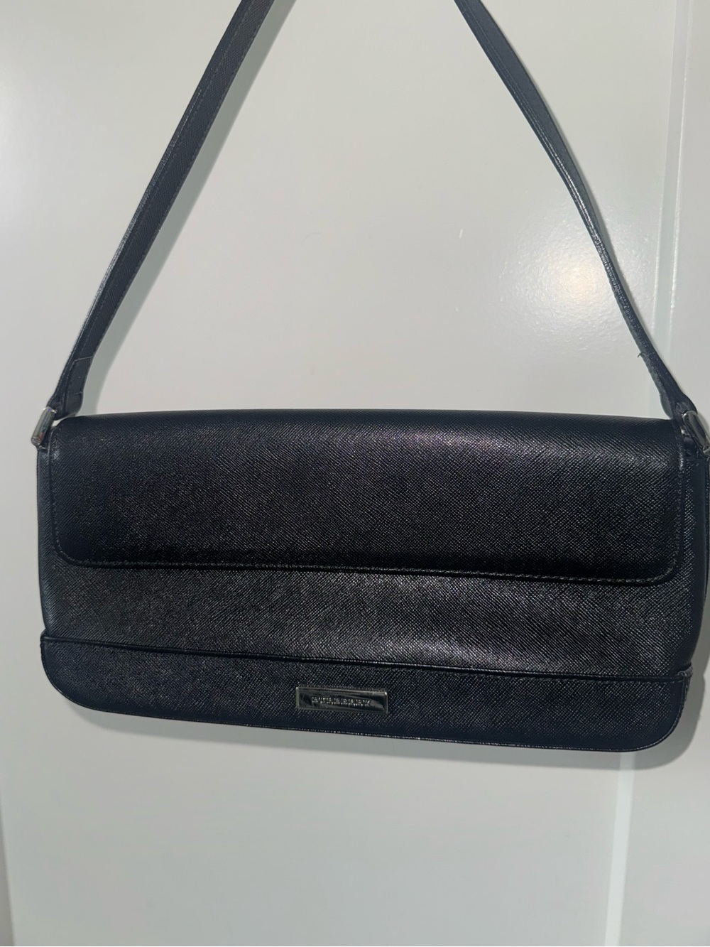 Vintage Burberry Black Shoulder Bag